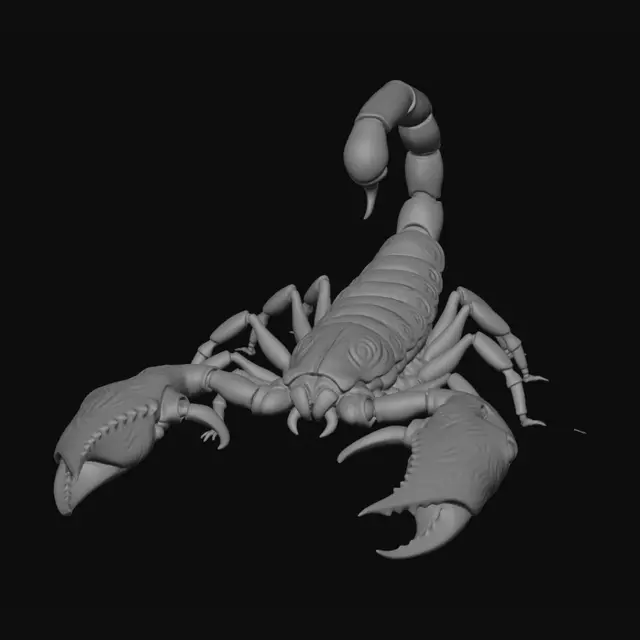 3D model for Cosmic Scorpion of the Crystal Wastes
