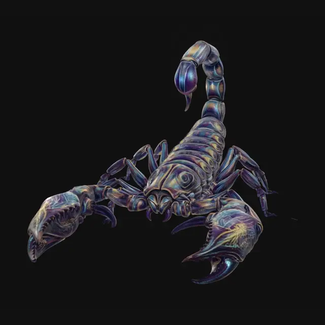 3D model for Cosmic Scorpion of the Crystal Wastes