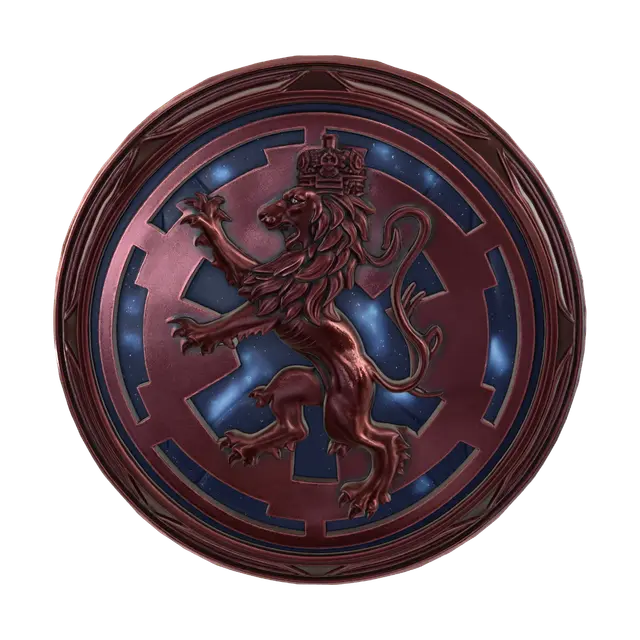 3D model for Royal Lion Crest
