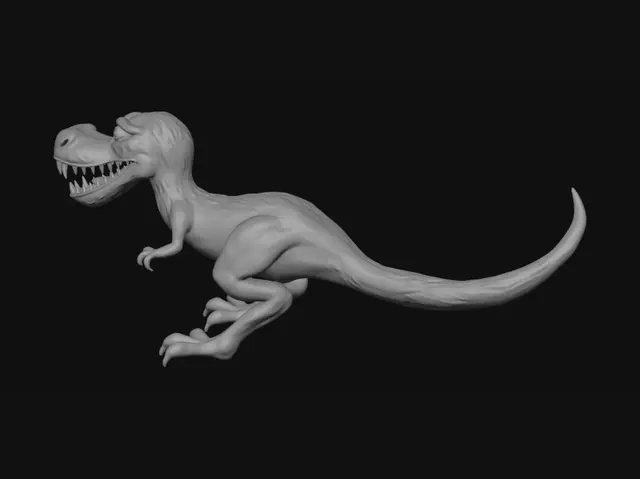 3D model for Running T-Rex