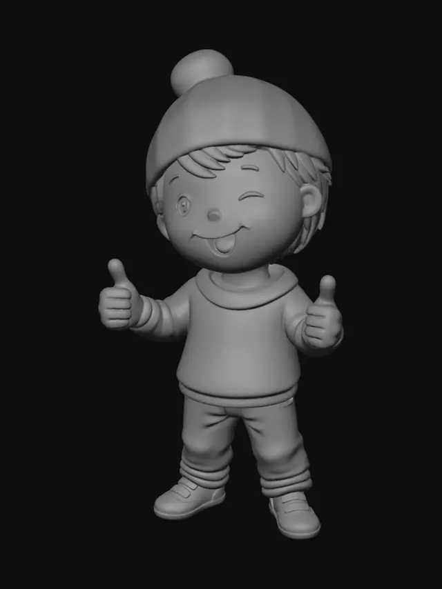 3D model for Thumbs Up Kid