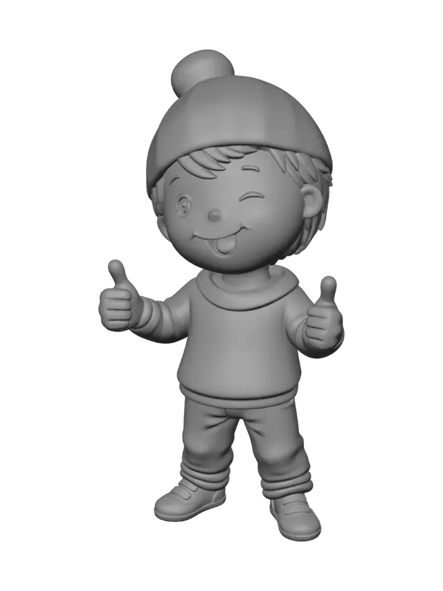 3D model for Thumbs Up Kid