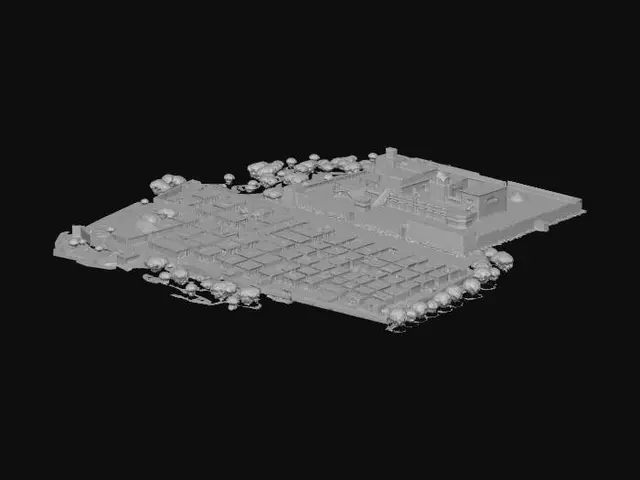 3D model for Great Zimbabwe Citadel and Lower Town