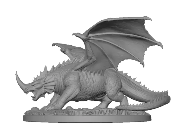 3D model for Crystalline Frostwyrm