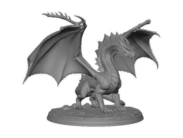 3D model for Emberwing the Verdant Dragon