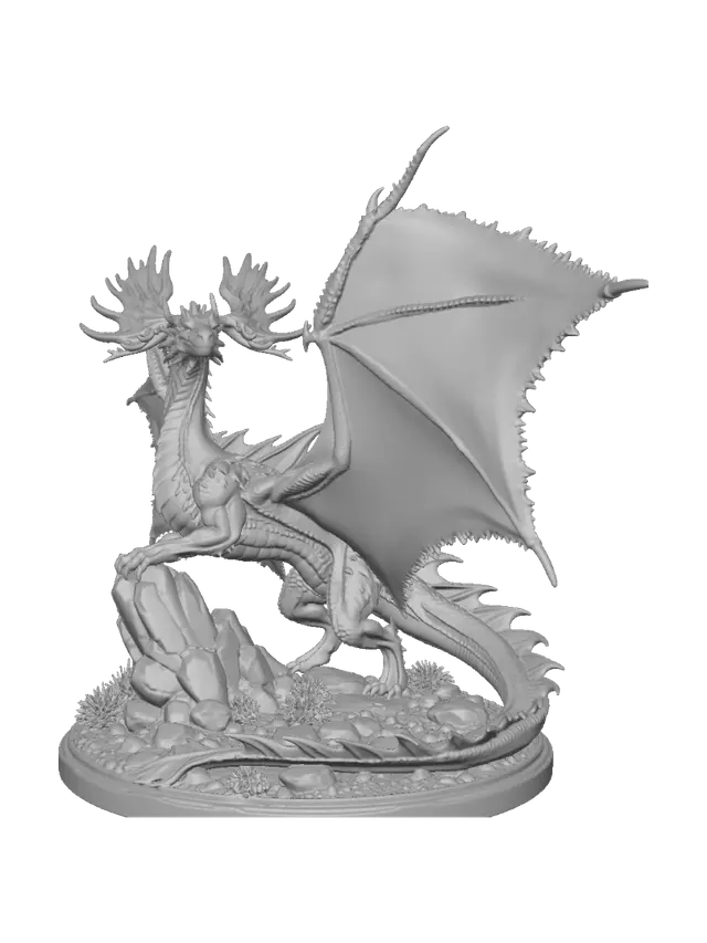 3D model for Emerald Wyrm Ascendant