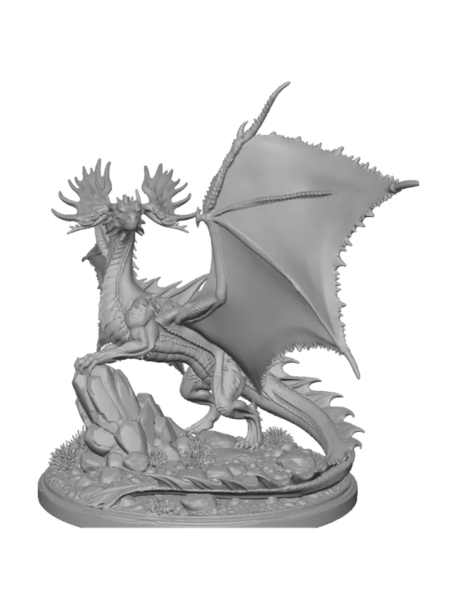 3D model for Emerald Wyrm Ascendant