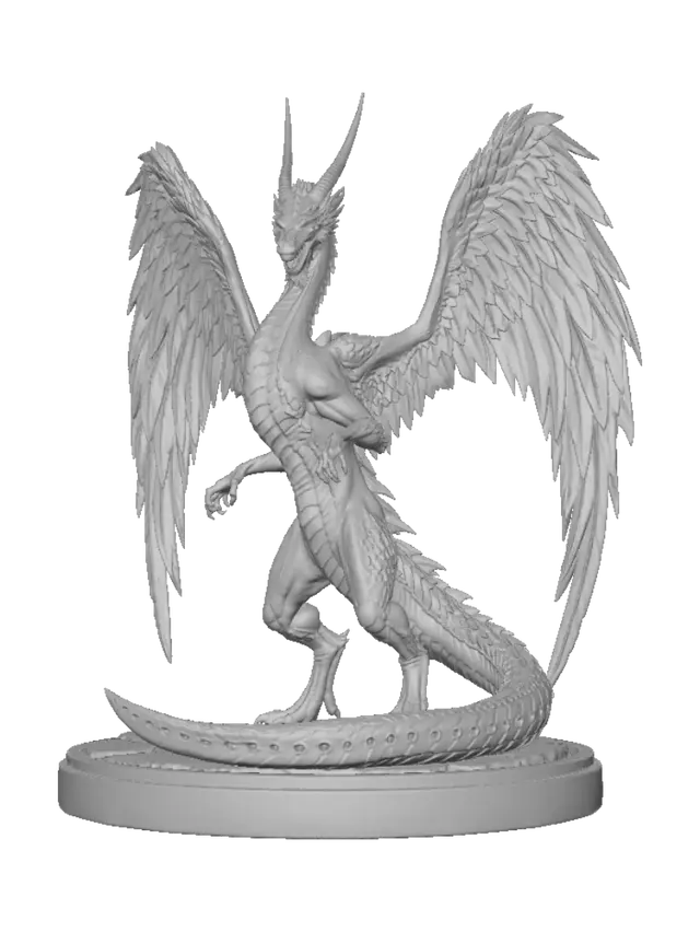 3D model for Auric Seraph Dragon