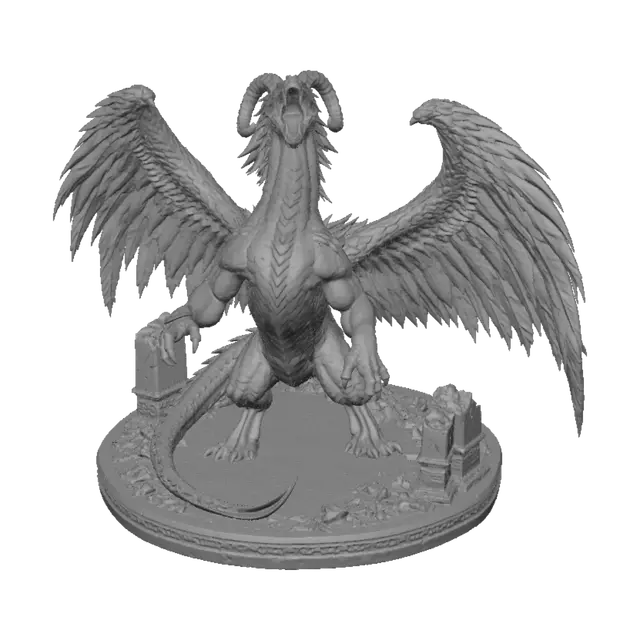 3D model for Emberclad Wyrm