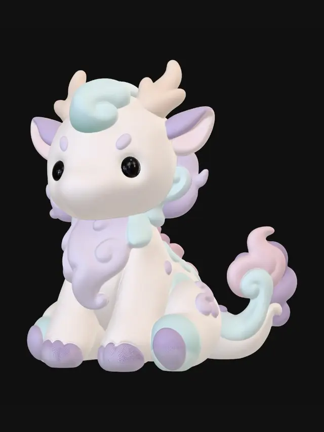3D model for Cotton Candy Pony