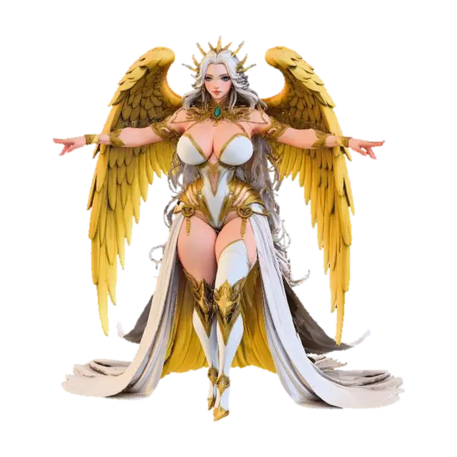 Divine Latex Guardian - Corset 3D model, vytvořený pomocí AI