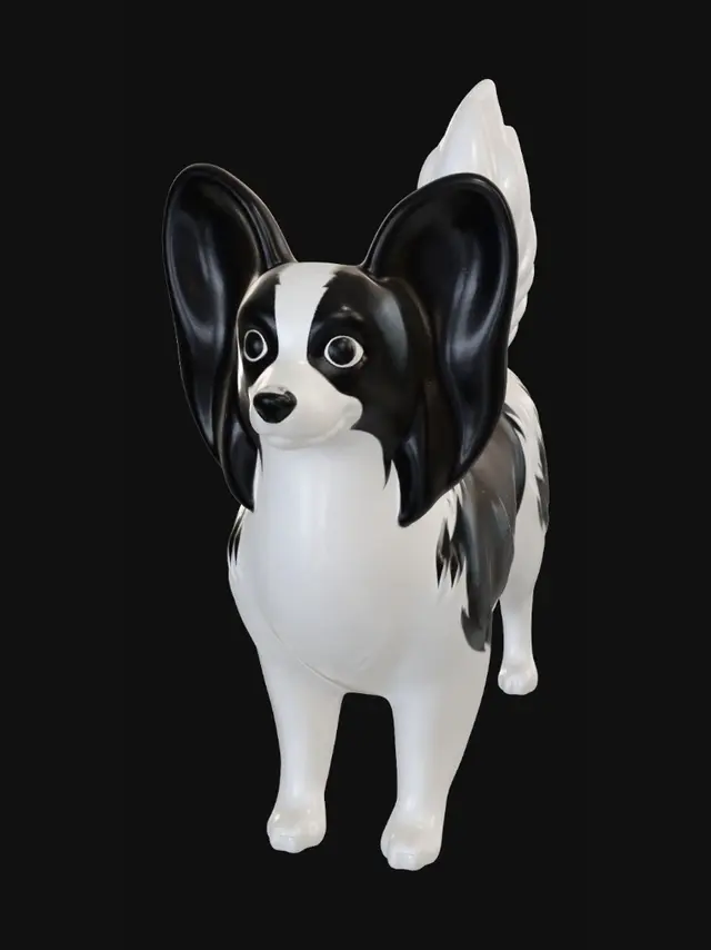 3D model for Monochrome Pup