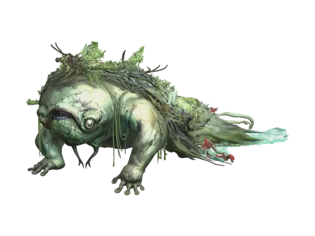3D model for Weathered Swampmonster