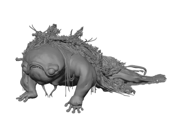 3D model for Weathered Swampmonster