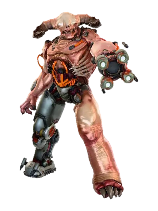 Cyberdemon Unleashed - Doom 3D model, vytvořený pomocí AI