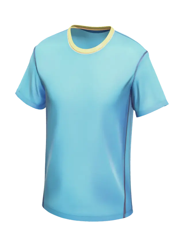 Weathered T-Shirt - Hobby 3D model, vytvořený pomocí AI
