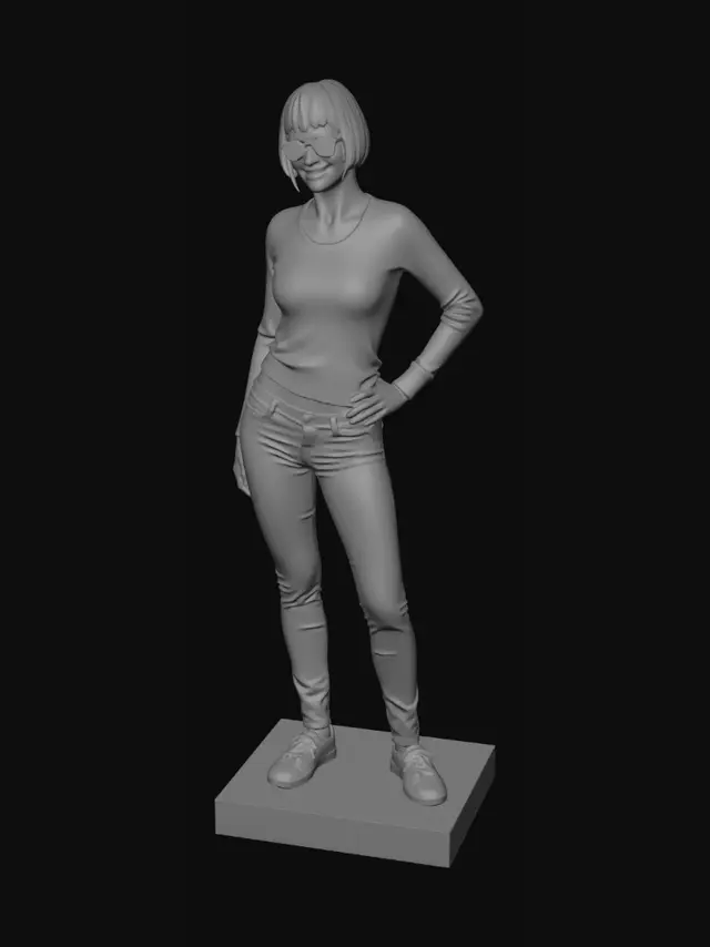 3D model for Monochrome Casual Figure