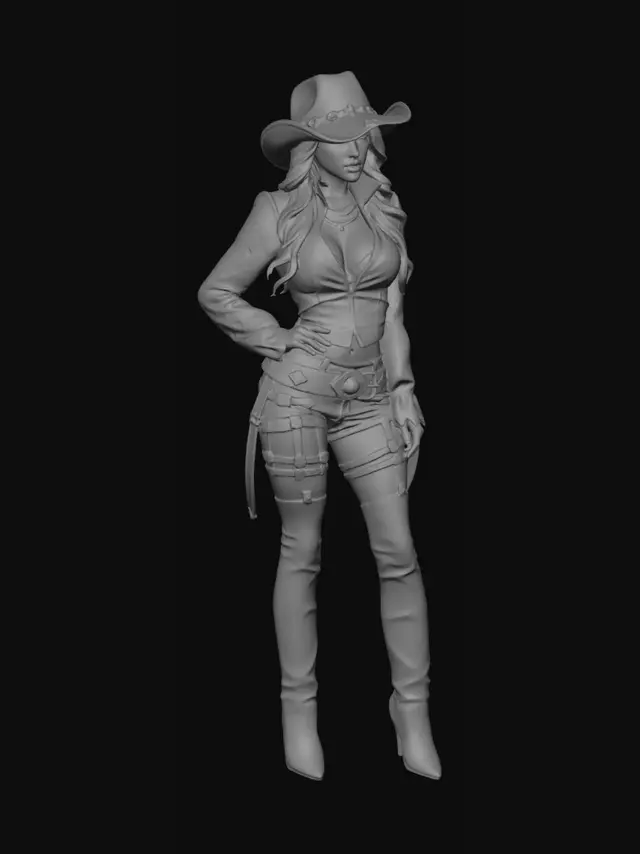 3D model for Cowgirl Chic