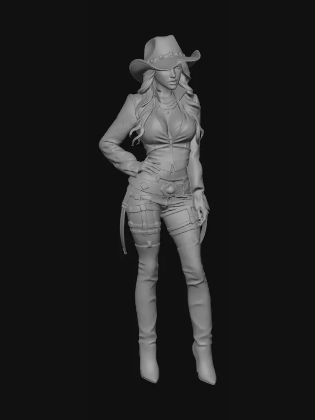 3D model for Cowgirl Chic