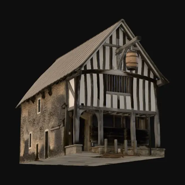 3D model for Tudor Tavern House