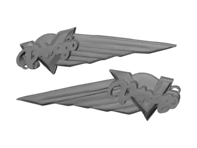 3D model for Virago Wing Emblems