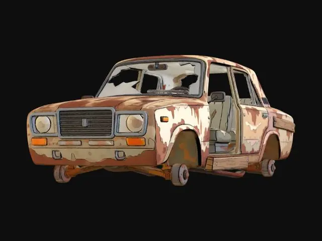 3D model for Rusted Relic
