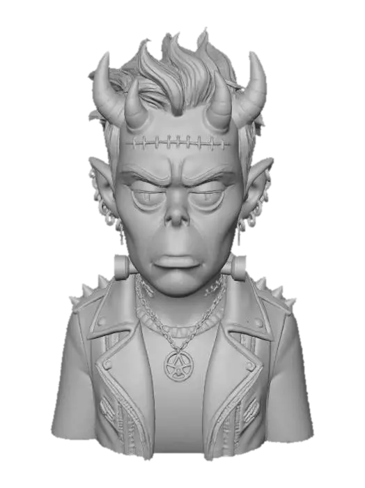 3D model for Monster Punk #villain#