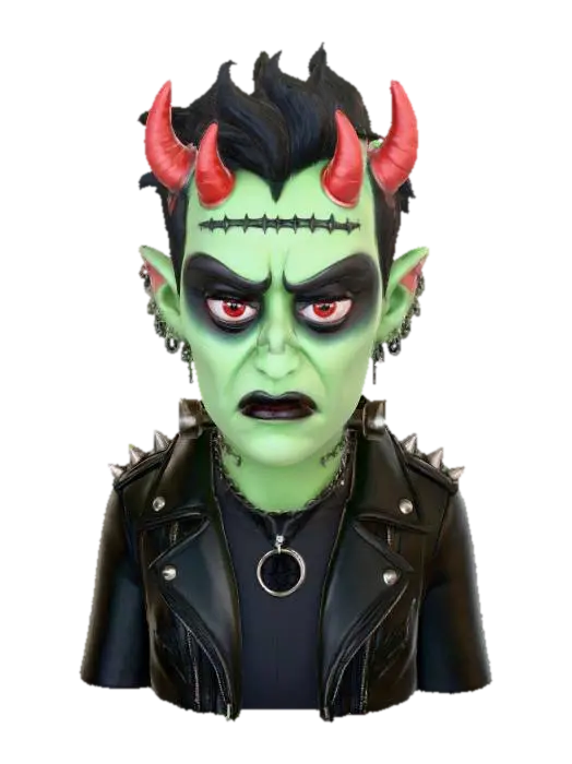 3D model for Monster Punk #villain#