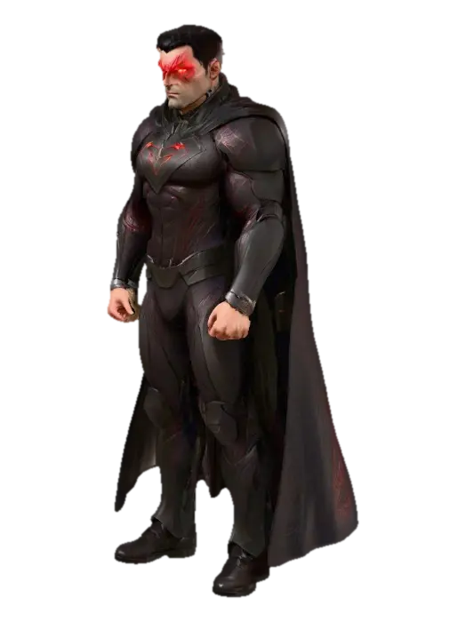 Dark Hero Emergence, #villain# - Badguy 3D model, vytvořený pomocí AI