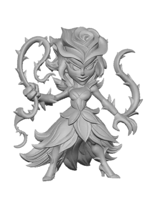 3D model for Rose Thorn Enchantress, #villain#