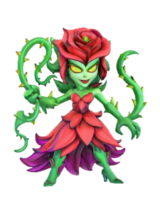 3D model for Rose Thorn Enchantress, #villain#