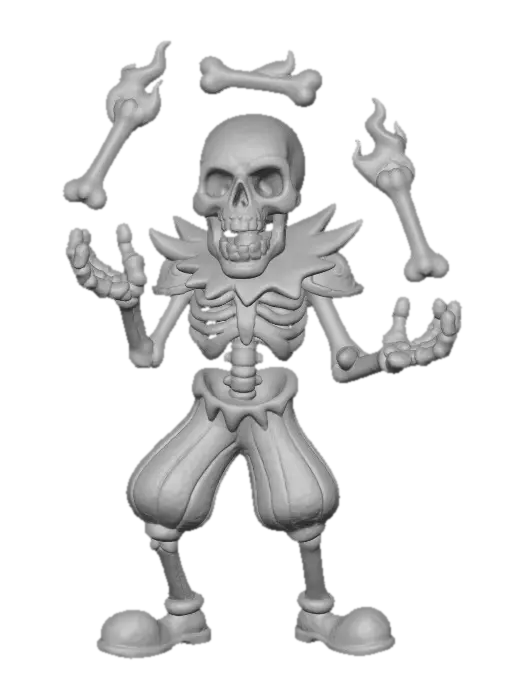 3D model for Bone Juggler