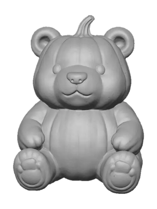 3D model for Pumpkin Bear, #Halloween2025#