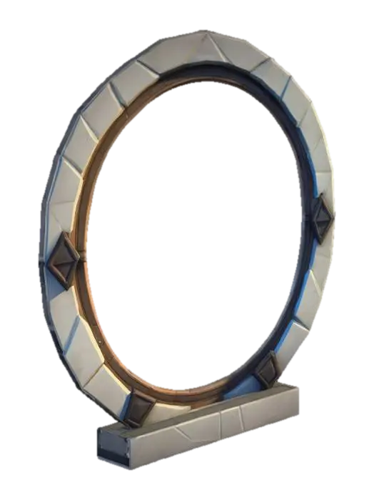 3D model for Low-Poly Portal with frame