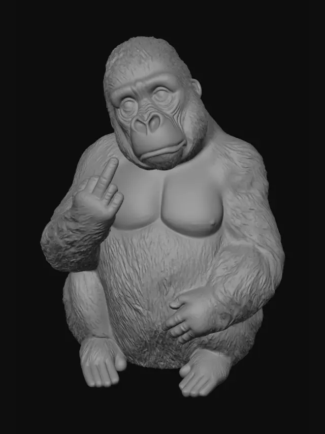 3D model for Midnight Gorilla