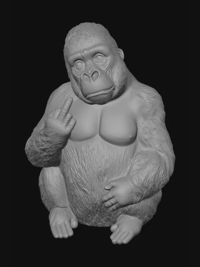 3D model for Midnight Gorilla