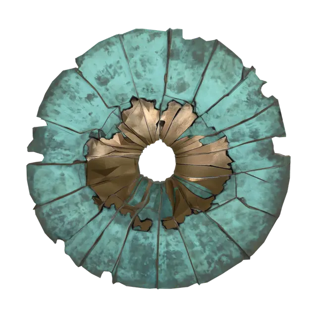 3D model for Cracked Azure Wheel