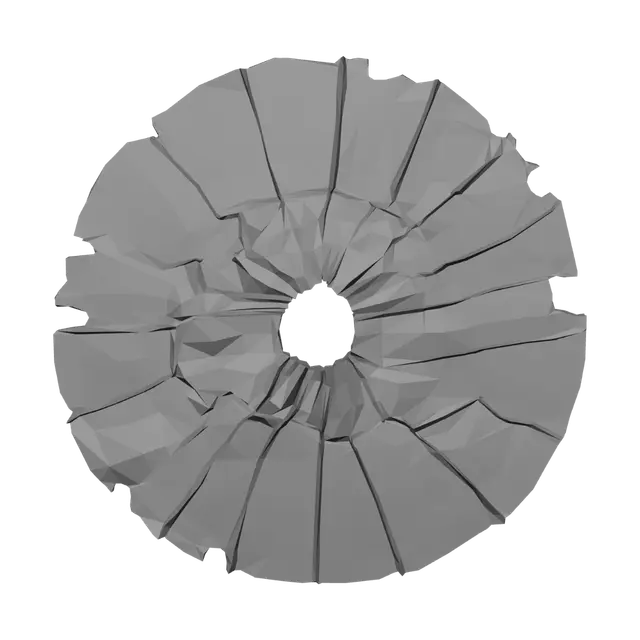 3D model for Cracked Azure Wheel