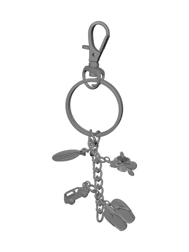 3D model for Ornate Key Chain