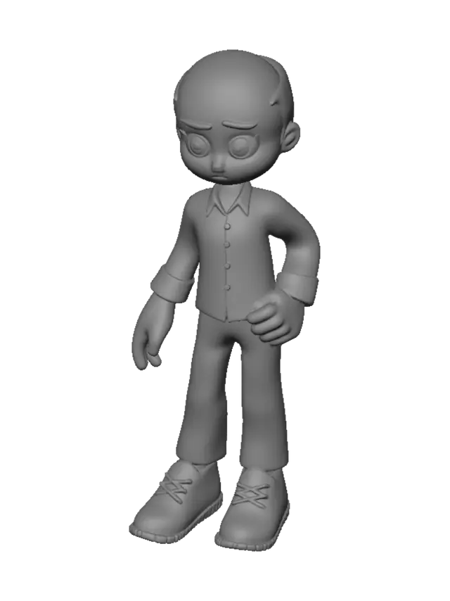 3D model for Kel the Sulky Avatar