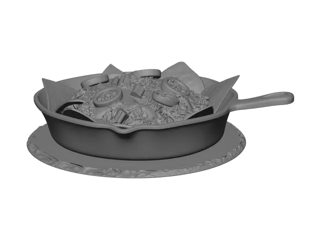 3D model for Stylized Nachos