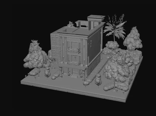 3D model for Colonnade Townhouse