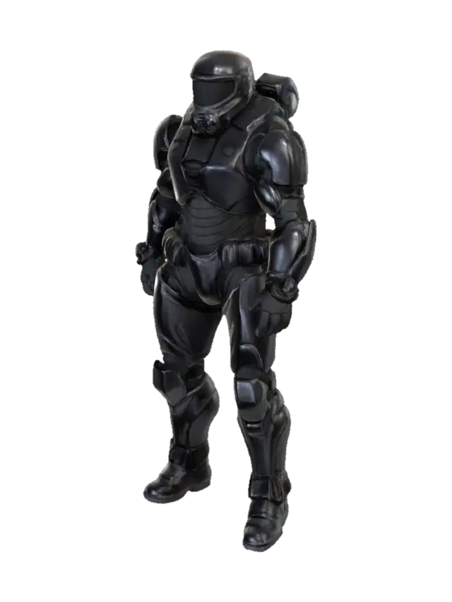 3D model for High resolution , high detail, super strong, epic soldier in riot gear armor