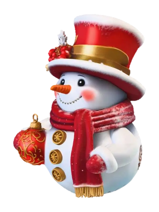 Winter Cheer 3D model, vytvořený pomocí AI