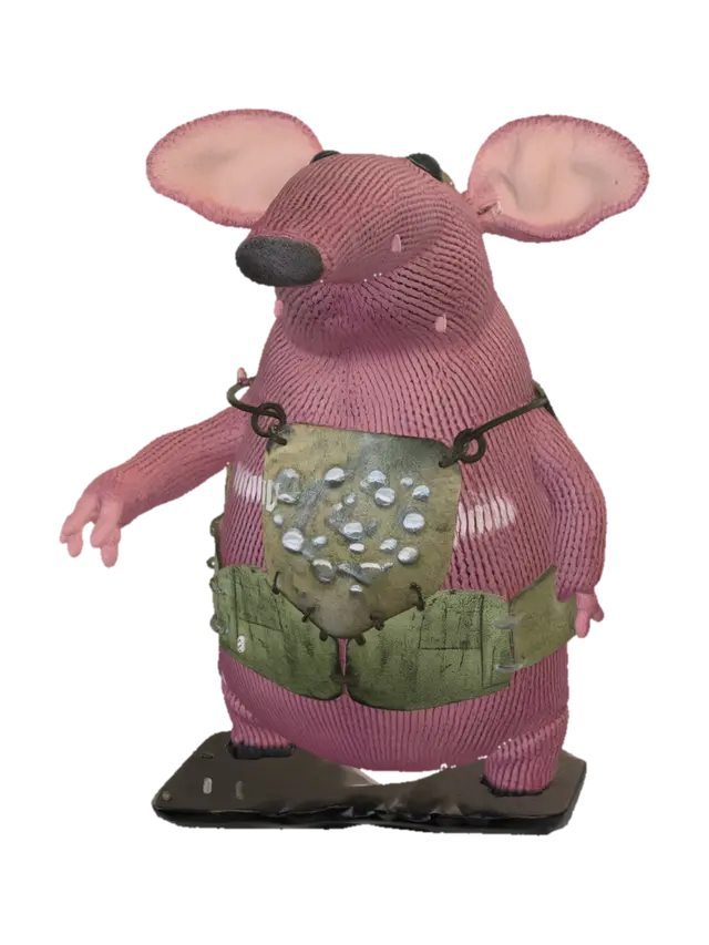 Skateboarding Pig - Skateboard 3D model, vytvořený pomocí AI