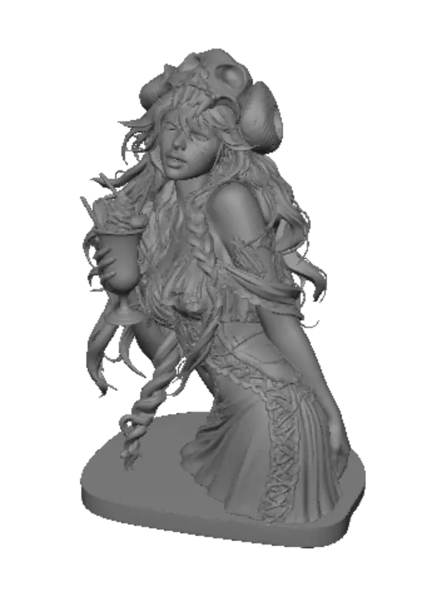3D model for Horned Muse