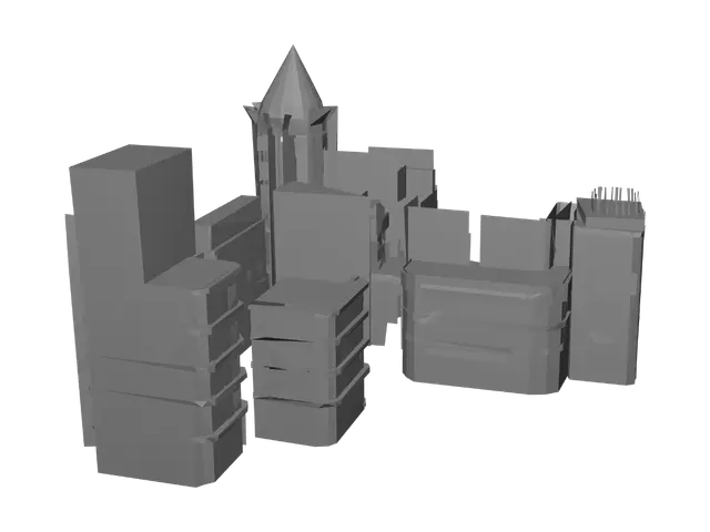 3D model for Nocturnal Cityscape