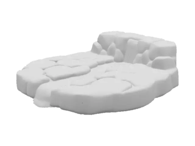 3D model for Lava Flow Plateau, #PBR#