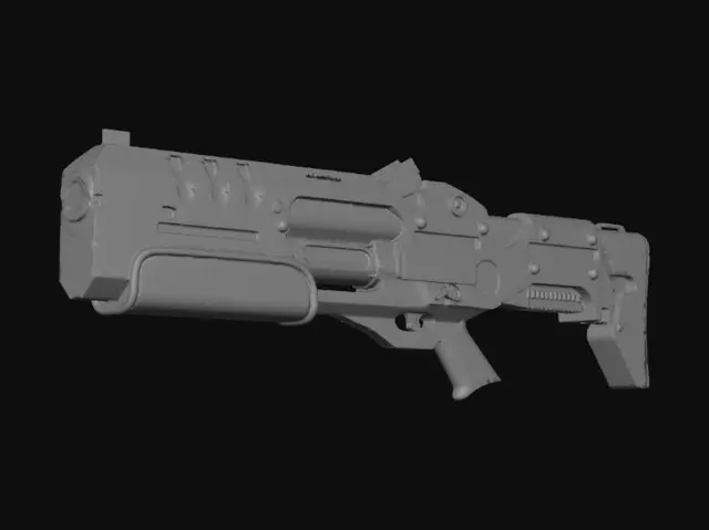 3D model for Nebula Edge Blaster