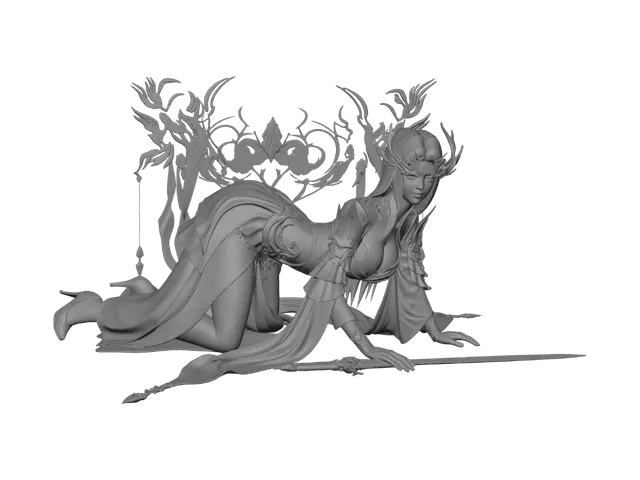 3D model for Empress of the Golden Dawn